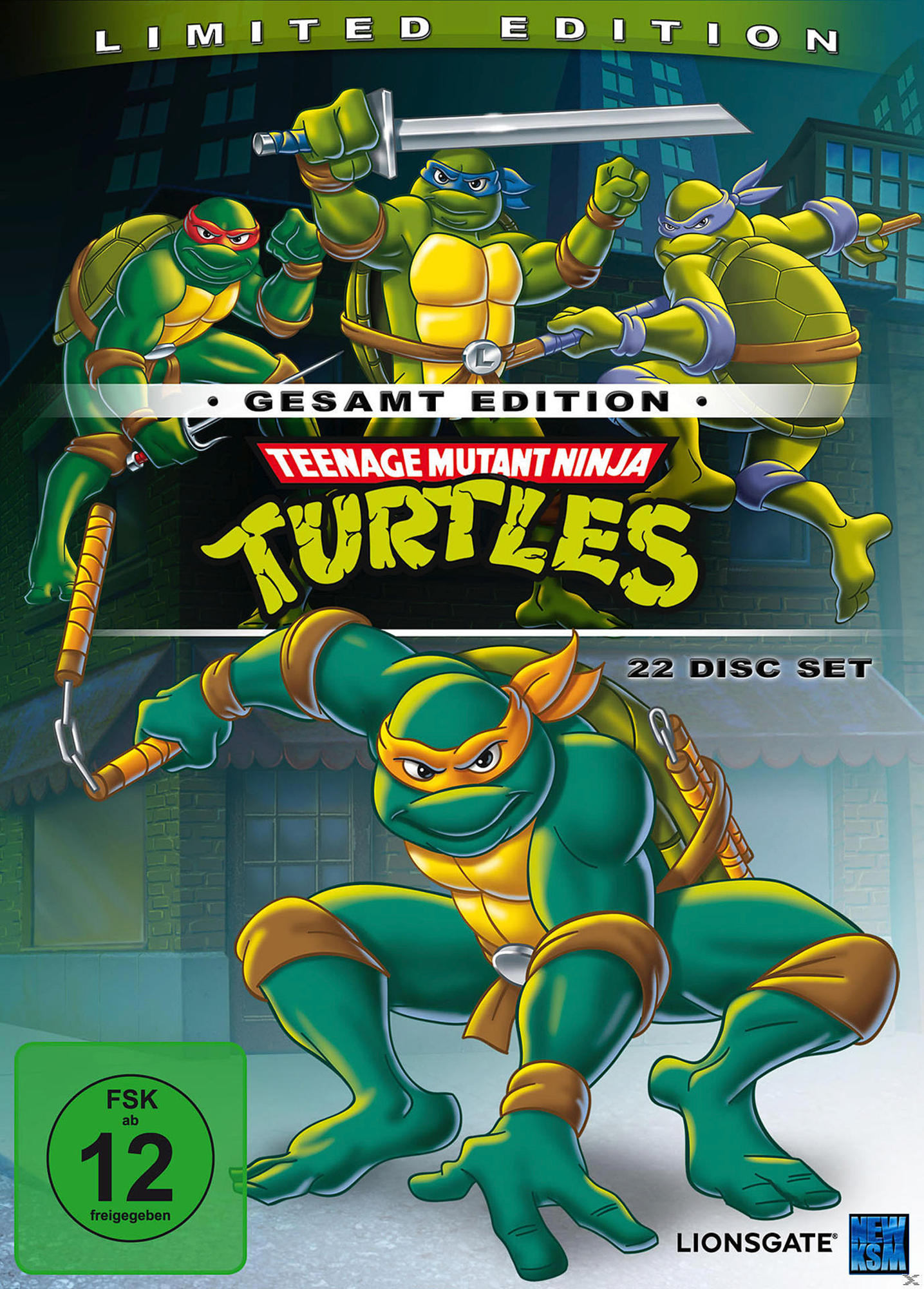 Teenage Mutant Ninja Turtles - Gesamtedition DVD