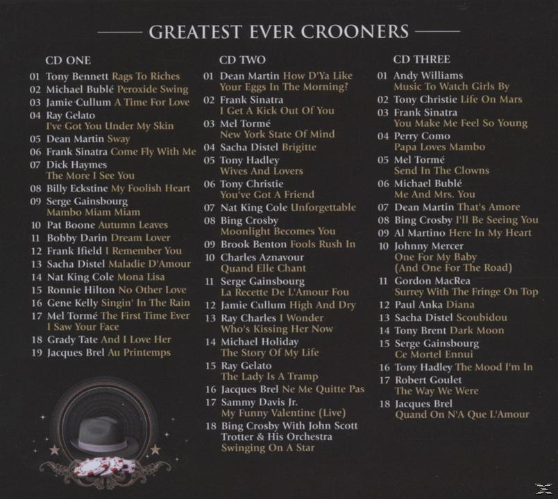 Crooners-Greatest - VARIOUS (CD) - Ever