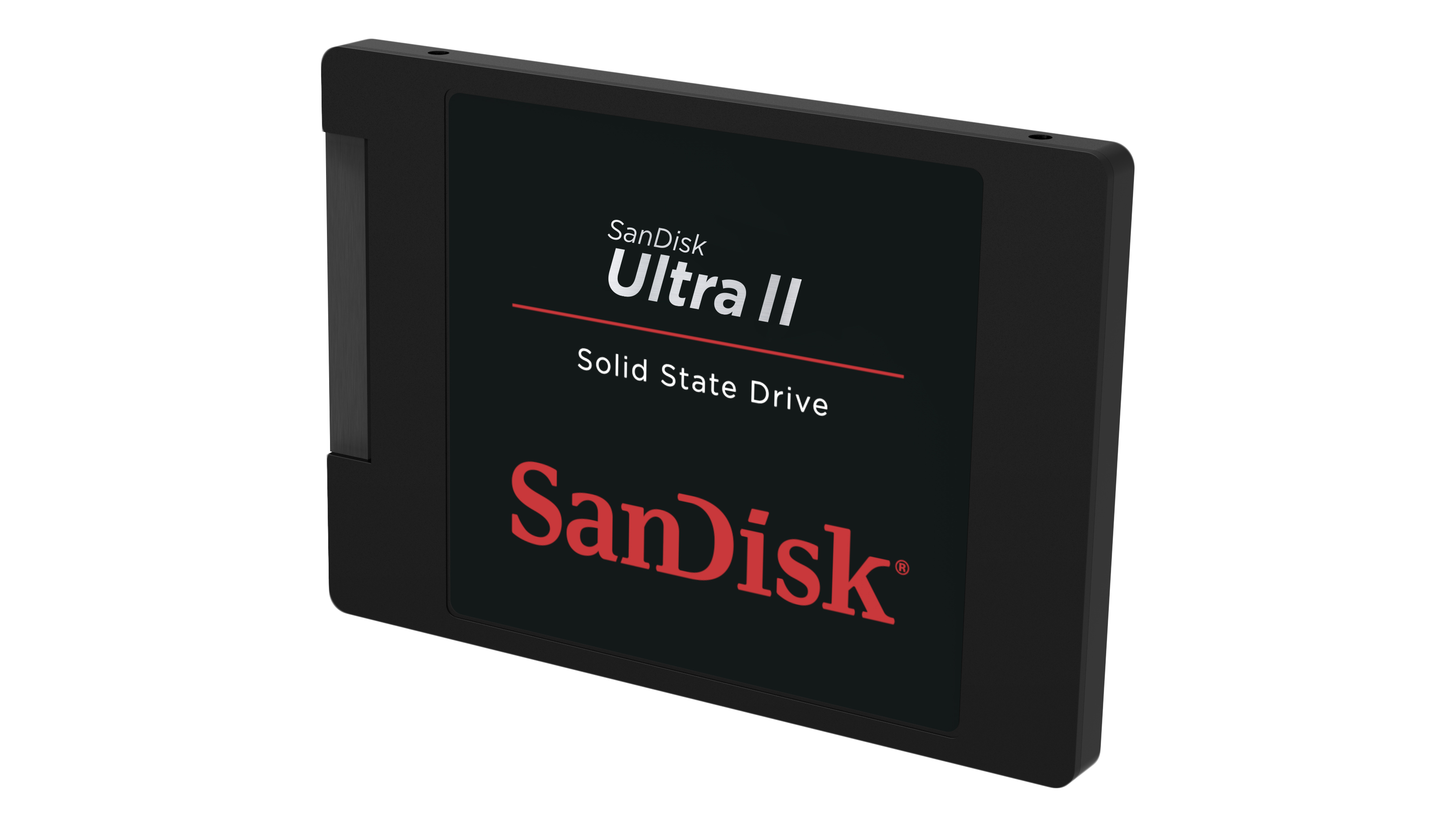 SANDISK Ultra II Festplatte, 480 GB SSD SATA 6 Gbps, 2,5 Zoll, intern