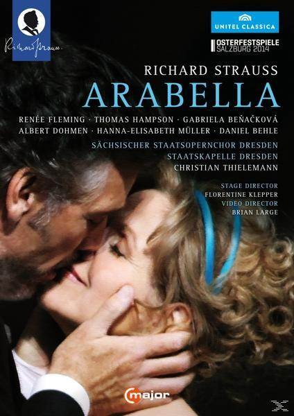 DVD-Cover: Ein Mann und eine Frau küssen sich. Der Titel 'ARABELLA' in der Mitte. Text oberhalb und unterhalb des Bildes.