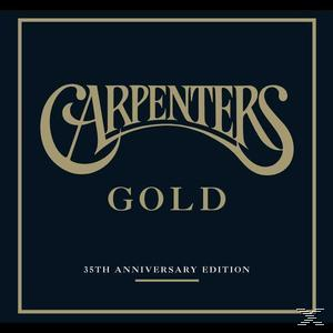 Albumcover mit dem Carpenters-Logo. Der Hintergrund ist dunkelblau und das Logo ist goldfarben.