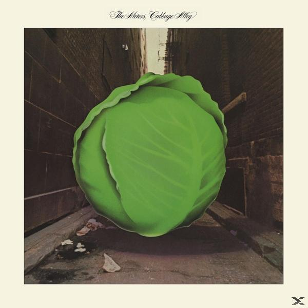 A "Cabbage Alley" album borítója. Egy nagy zöld káposzta egy sikátorban.