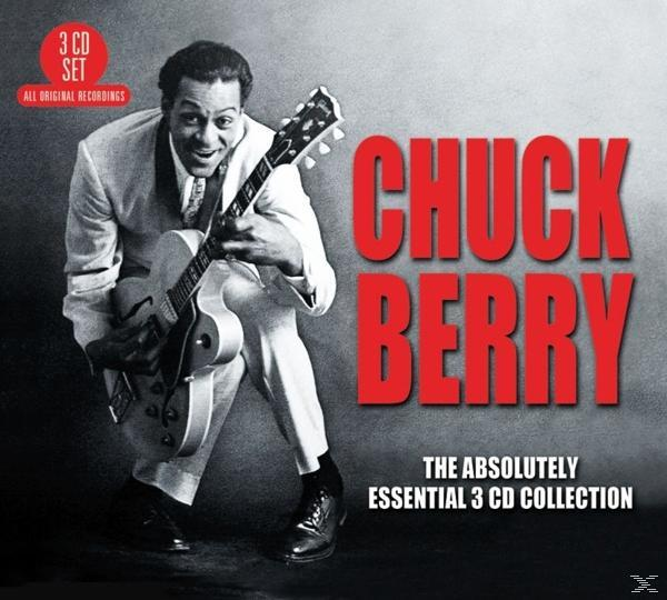 Chuck Berry Albumcover, mit einem Mann, der Gitarre spielt. Der Titel ist in roten Buchstaben. Es ist ein 3-CD-Set.