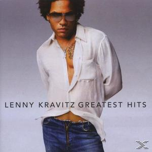 Album borító: Lenny Kravitz nyitott inggel. Cím: Greatest Hits.