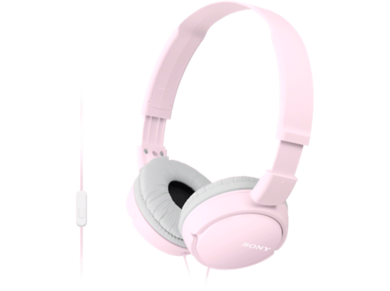 SONY MDR-ZX110AP mikrofonos fejhallgató, rózsaszín