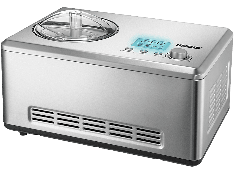 UNOLD 48876 Nobile Eismaschine (180 Watt, 2 l, Edelstahl) — Foto 2 von 2
