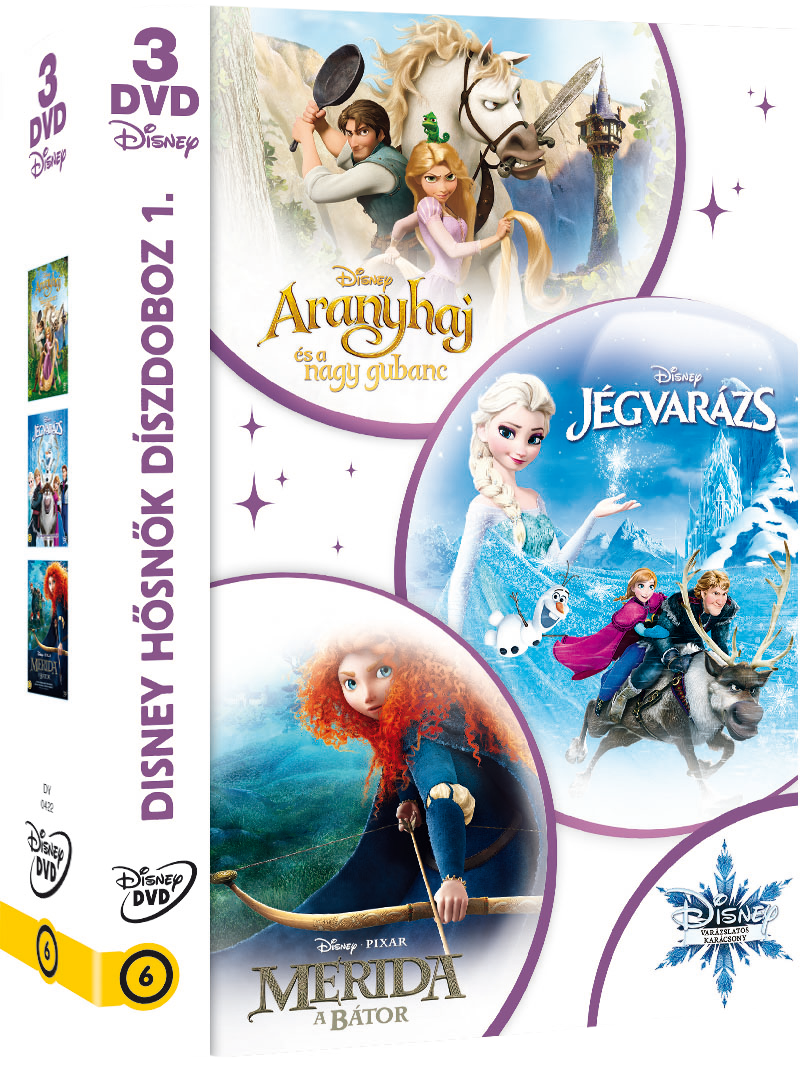 Disney hősnők - Aranyhaj és a nagy gubanc / Merida, bátor Jégvarázs (DVD)