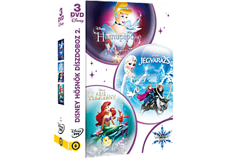 Disney hősnők 2. - Hamupipőke / A kis hableány / Jégvarázs (DVD)