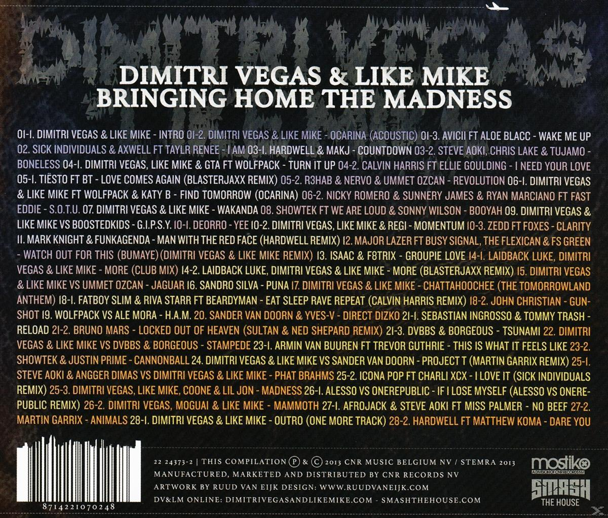 La pochette du CD a un fond noir avec une liste de titres, des noms d'artistes et un logo.