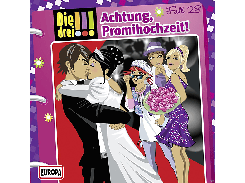 Die drei !!! – Die drei !!! 28: Achtung, Promihochzeit! – (CD)