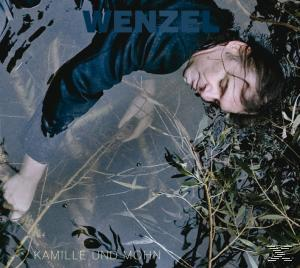 Mann im Wasser, Wenzel Albumcover, Kamille Und Wahn. Dunkel, abstrakt und surreal.