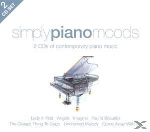 CD borító. Egy nagyzongora a központban. Szöveg: Simply Piano Moods.