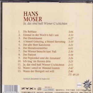 Hans Moser - Wiener Halt Schichten G Sind - (CD) Das Ja