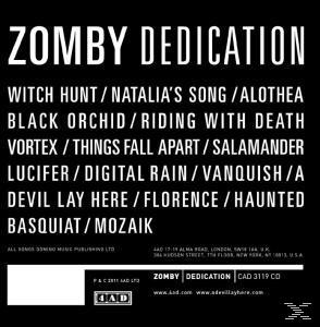Zomby - Dedication  - (CD)