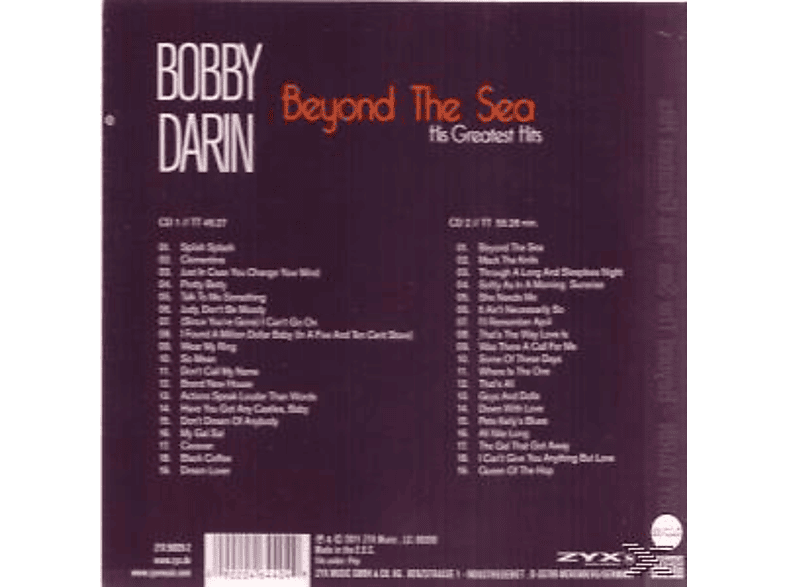 Thumbnail - Bobby Darin - Beyond The Sea-His Greatest Hits (CD)