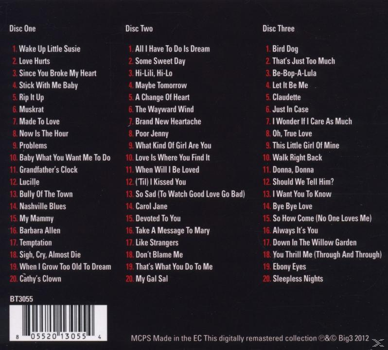 The Everly Brothers - The Absolutely Essential 3cd Collection  - (CD)