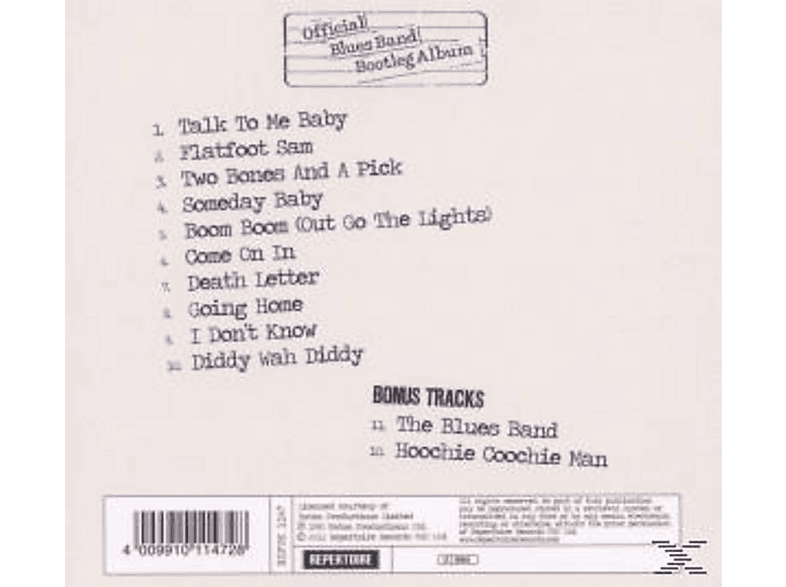 Thumbnail - The Blues Band - Official Bootleg Album (CD)