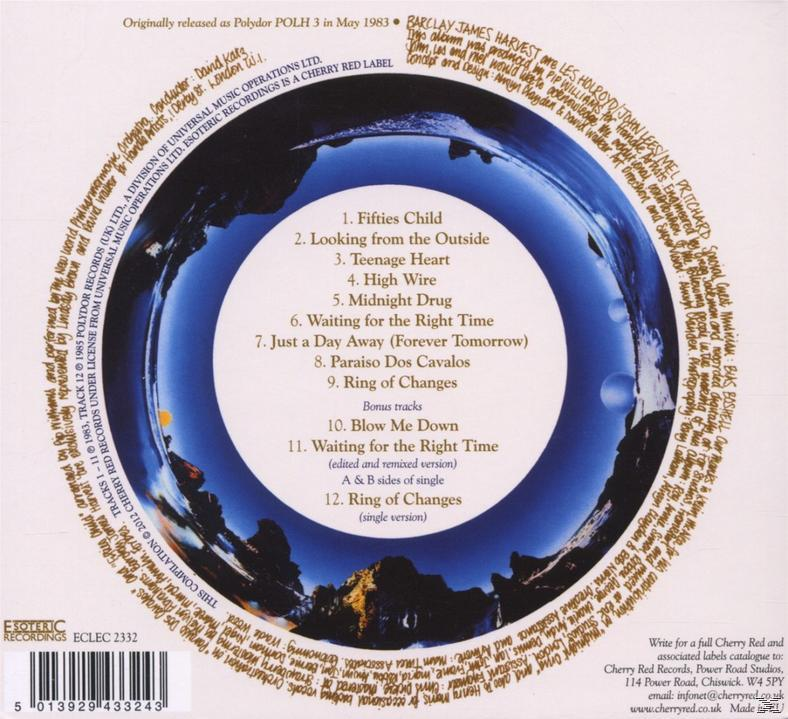 Albumcover mit Text und einem blauen und braunen Erdbild.