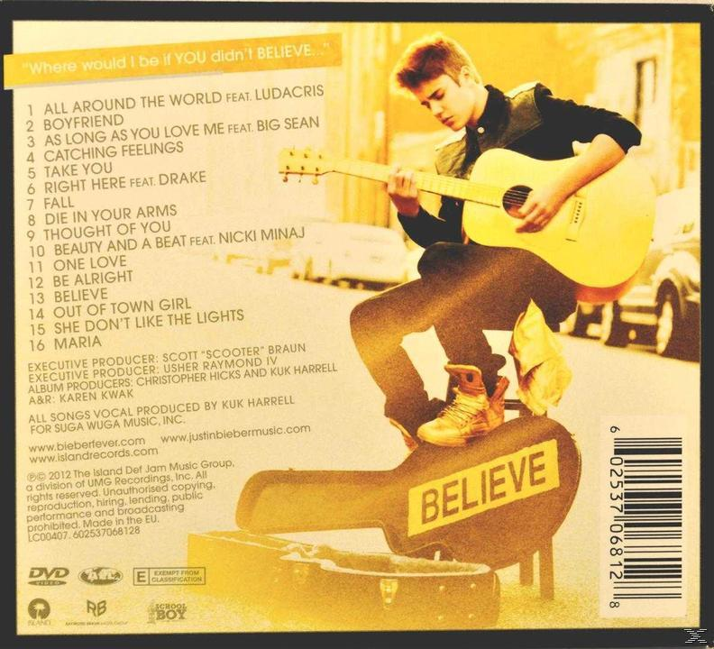 Justin Bieber - Believe (Limited Deluxe Edition)  - (CD + DVD Video)