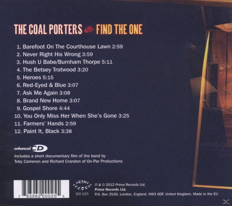 The Coal Porters - Find - One (CD) The