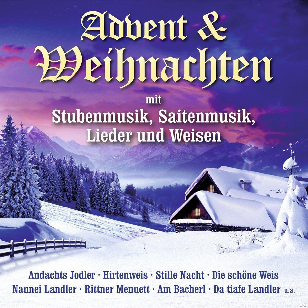 VARIOUS - Advent & Stubenmusik, Lieder Weihnachten - Saitenmusik, (CD) Mit Weisen Und
