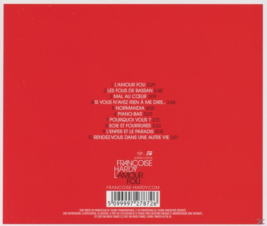 Françoise Hardy - L'amour Fou  - (CD)