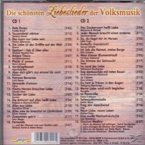 - - (CD) Der Liebeslieder Schönsten VARIOUS Die Volksmusik