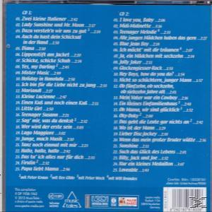 Albumcover. Ein blaues Albumcover mit Songtiteln.