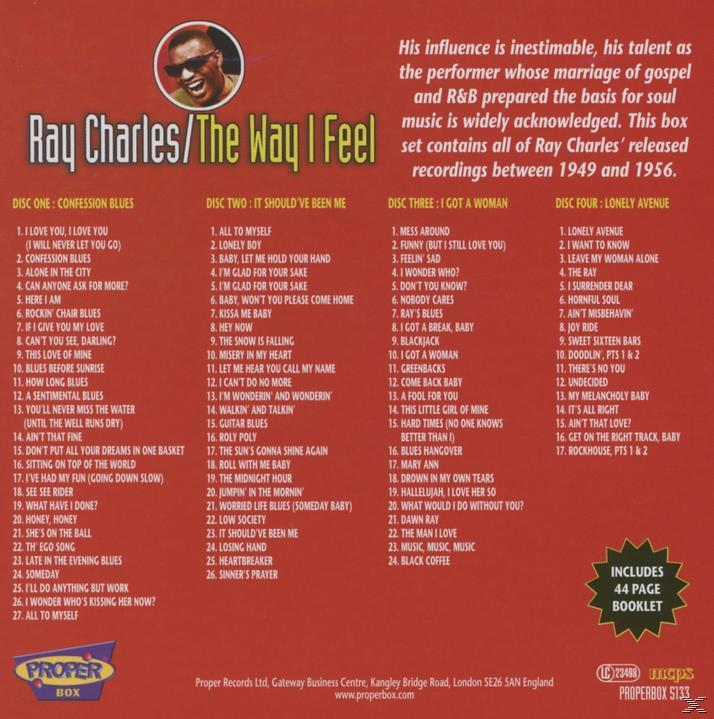 Ray Charles - The Way Feel I - (CD)