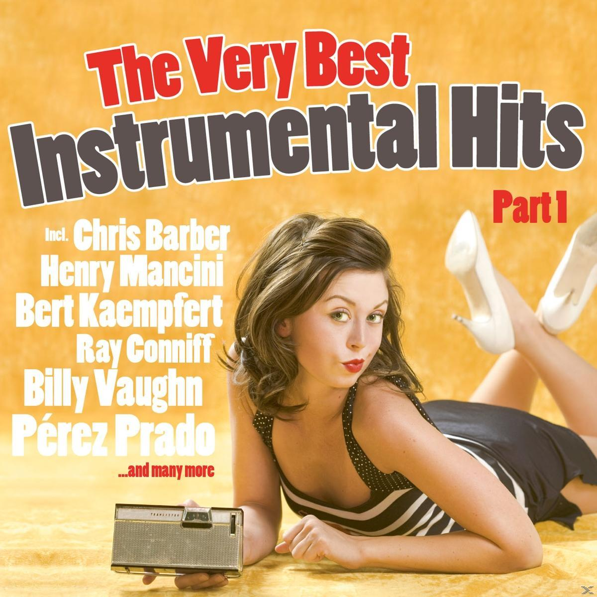 Albumcover. Eine Frau liegt, hält ein Radio. Text: The Very Best Instrumental Hits Part 1. Weitere Namen aufgelistet.
