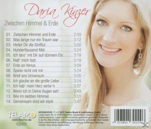 Daria Kinzer - Zwischen Himmel Und Erde  - (CD)