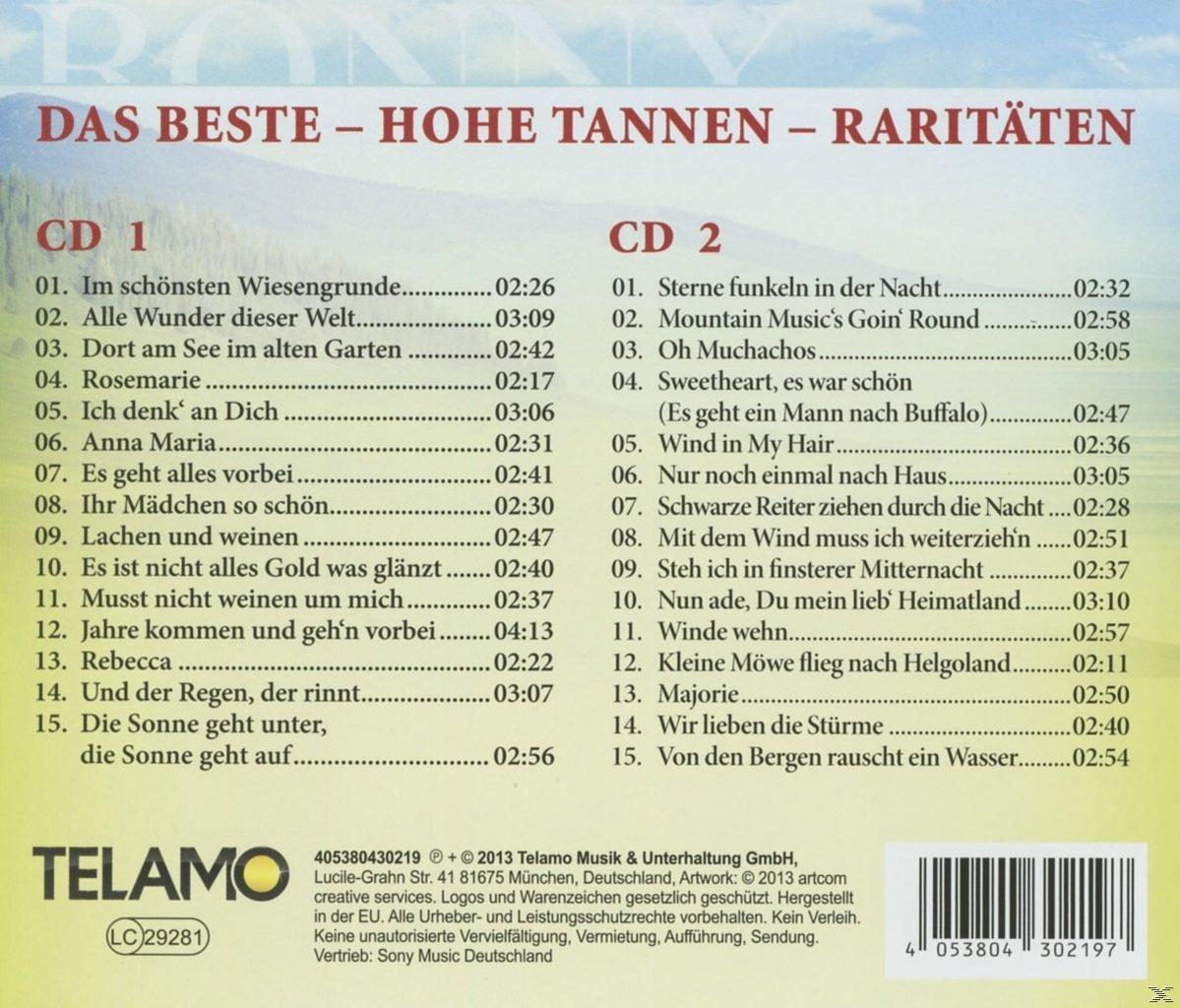 Ronny - Hohe Tannen-Raritäten  - (CD)