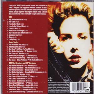 CD-Cover mit einem Frauengesicht rechts und Text links. Rotes und schwarzes Farbschema.