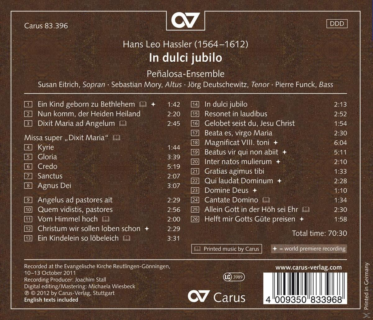 Penalosa-ensemble - In Dulci Jubilo  - (CD)