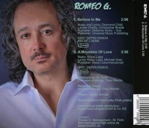 Romeo G. - Believe - (2-Track)) 3 Me (CD Zoll Single In