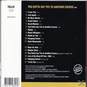 Album-Rückseite. Eine Titelliste auf schwarzem Hintergrund mit gelbem Text. Enthält einen Barcode.