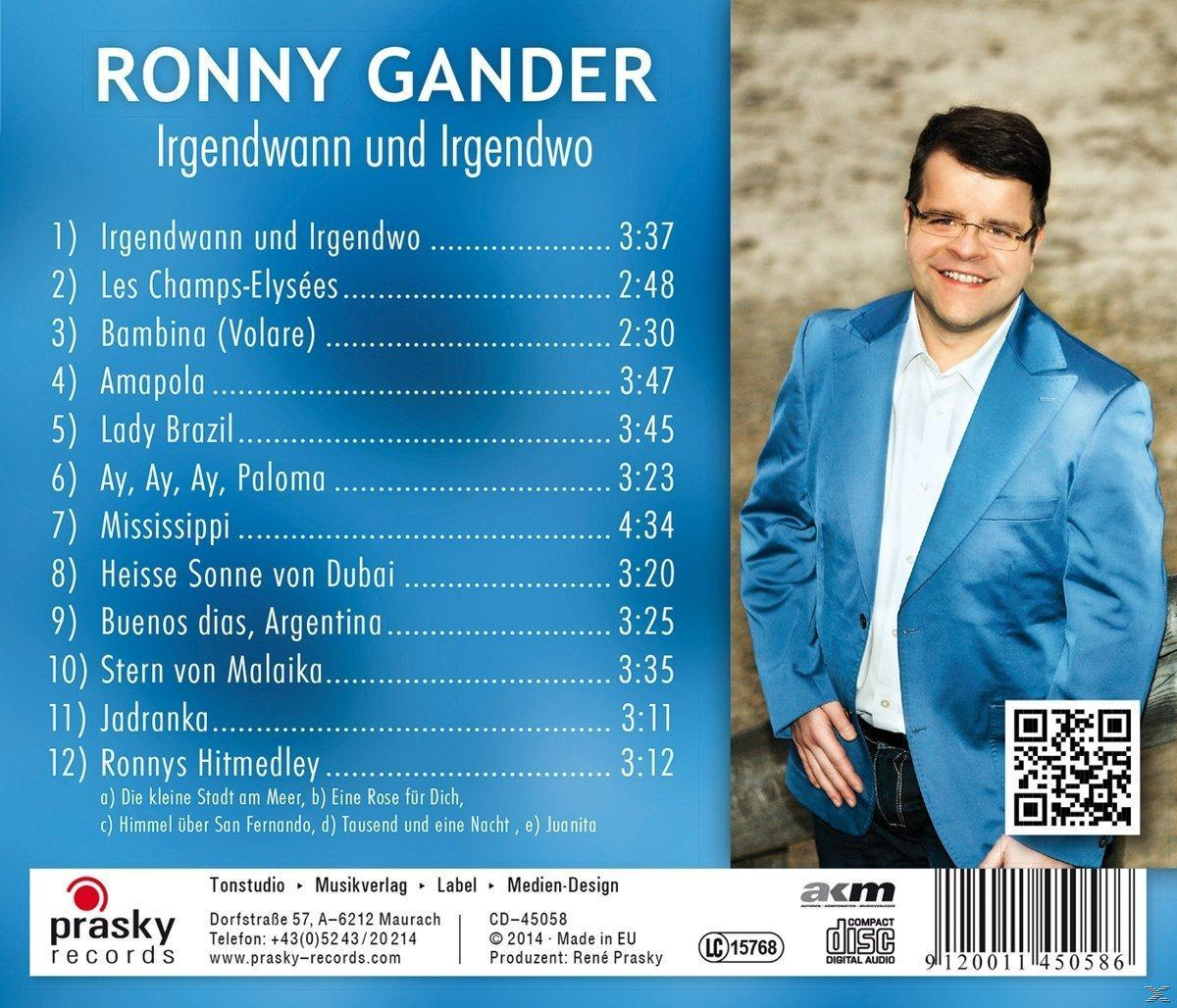 - - Ronny Irgendwann Und (CD) Gander Irgendwo