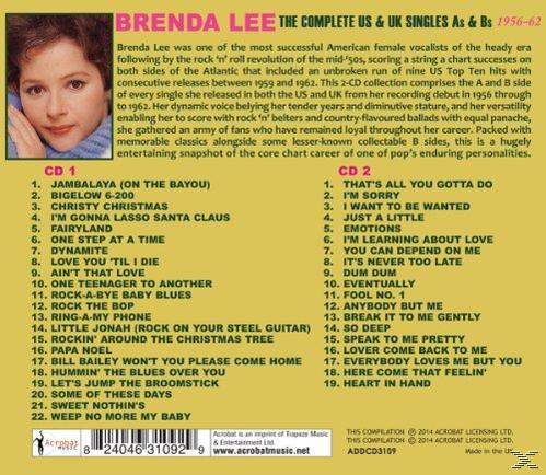 Brenda Lee - The Complete Us & Uk Singles As & Bs 1956-62  - (CD)