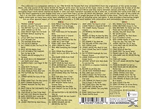 VARIOUS - The 1960 British Hit Parade:B Sides V1: Jan.-May  - (CD)