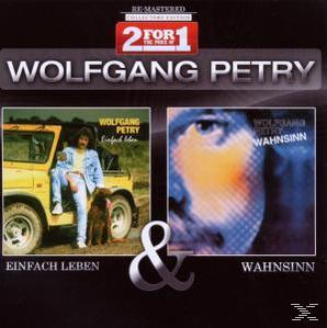 Albumcover von Wolfgang Petry. Zwei Bilder, eins mit ihm und einem Auto, das andere ein Gesicht.