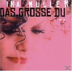 Albumcover mit einem rosa Gesicht. Text: Ina Müller, Das Grosse Du.