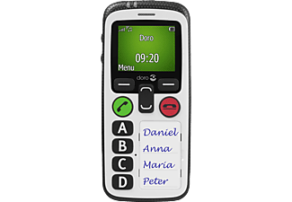 DORO Secure 580 - Cellulare (Bianco e nero)