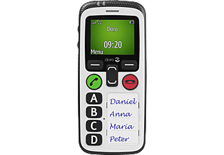 DORO Secure 580 - Handy (Schwarz-Weiß)