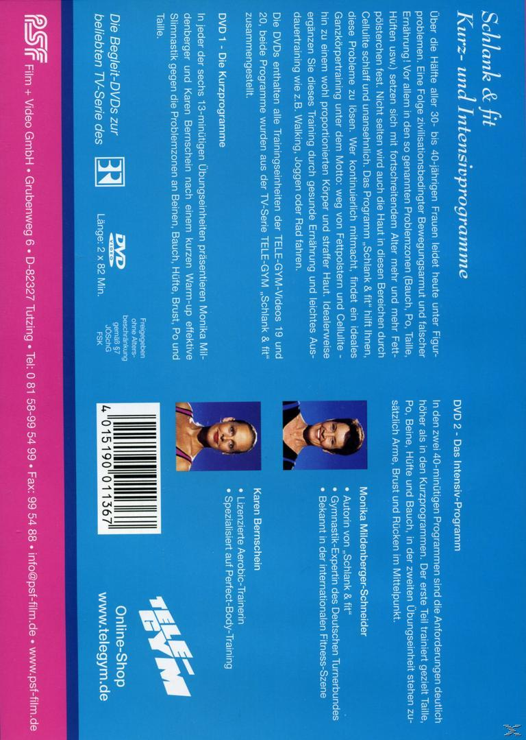 DVD-Hülle Rückseite mit Text über ein Fitnessprogramm, mit zwei Frauen und Produktinformationen.