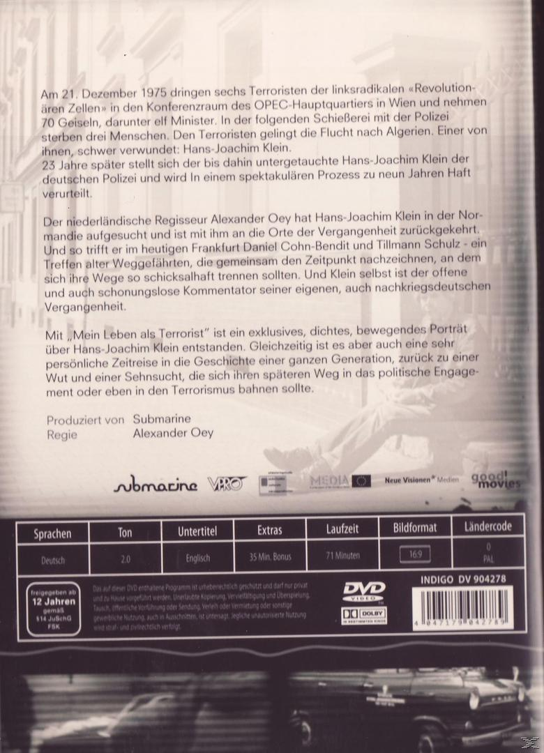 MEIN LEBEN ALS TERRORIST - HANS-JOACHIM KLEIN DVD