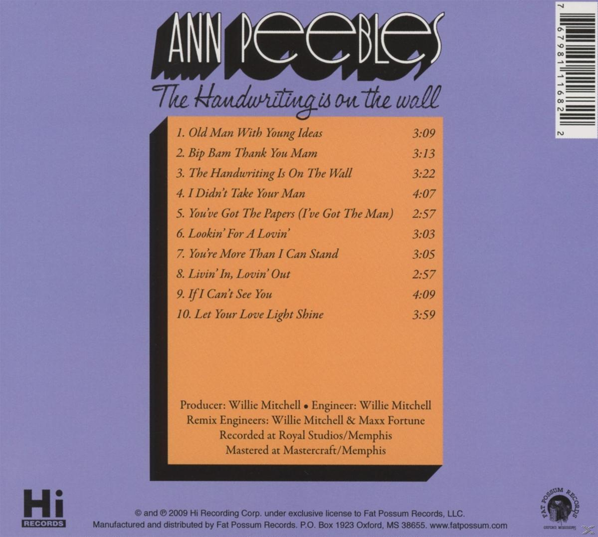 The - Ann Is The On Handwriting Peebles (CD) Wall -