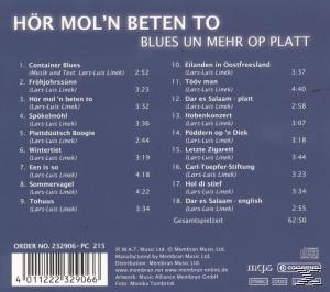 Linek,Lars Luis/Burnett,Fontaine/Spiekermann,Gerd - Hör Mol'n Beten To-Blues Un Mehr Op Platt  - (CD)