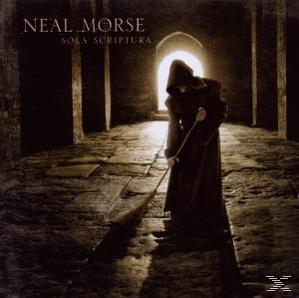 Neal Morse Albumcover, eine vermummte Figur in einem Steinflur mit Stab.
