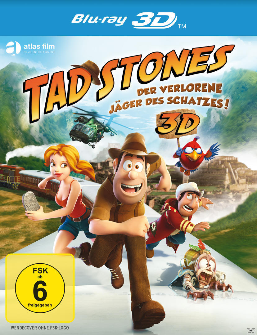 Stones Schatzes! Jäger verlorene 3D Blu-ray Der des Tad -