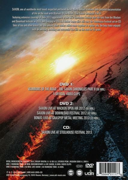 Saxon - Warriors Of The Road-The Saxon Chronicles Part II  - (CD + DVD Video)